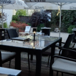 platzhirsch am Abend